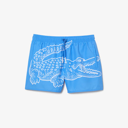 Men’s Crocodile Print Swim Trunks