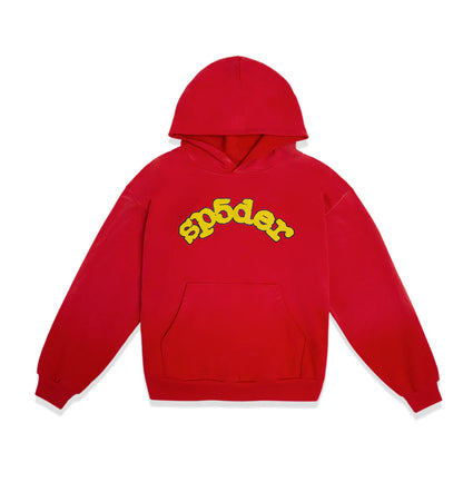 SP5DER OG LOGO HOODIE 'RED'