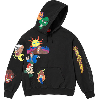 SUPREME * ANDRE THOMPSON SUNRISE HOODED SWEATSHIRT 'BLACK'