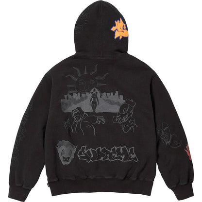 SUPREME * ANDRE THOMPSON SUNRISE HOODED SWEATSHIRT 'BLACK'