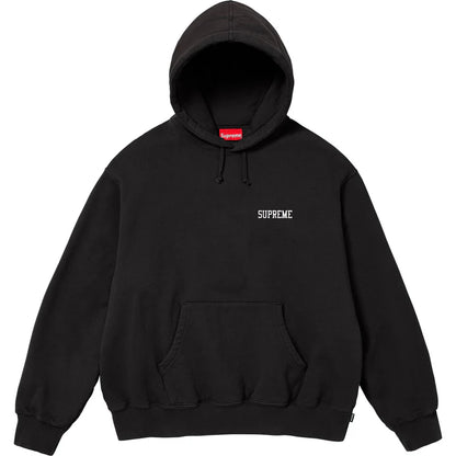 SUPREME ON GOD HOODED SWEATER - BLACK