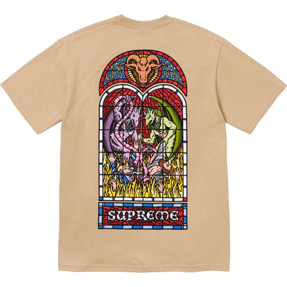 SUPREME WORSHIP TEE 'KHAKI'