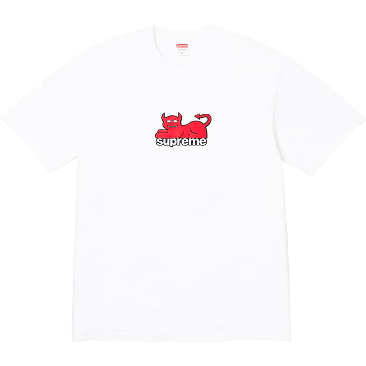 Supreme x Toy Machine Devil Cat Tee 'White'