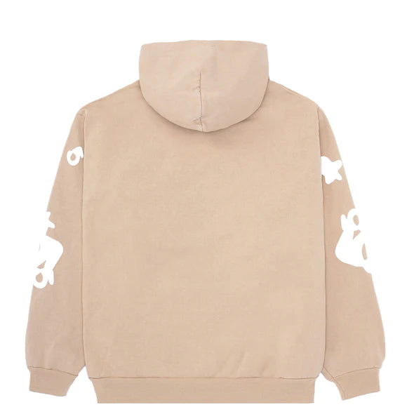 SP5DER WORLDWIDE BELUGA SAND HOODIE