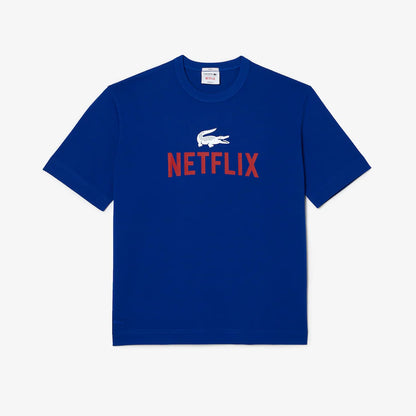 Unisex Lacoste x Netflix Loose Fit Organic Cotton T-Shirt