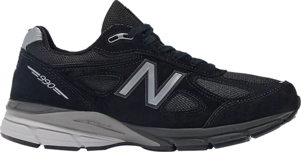 NEW BALANCE 990v4 Made in USA 'Black Silver' U990BL4