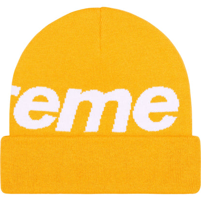 Supreme Big Logo Beanie 'Gold'