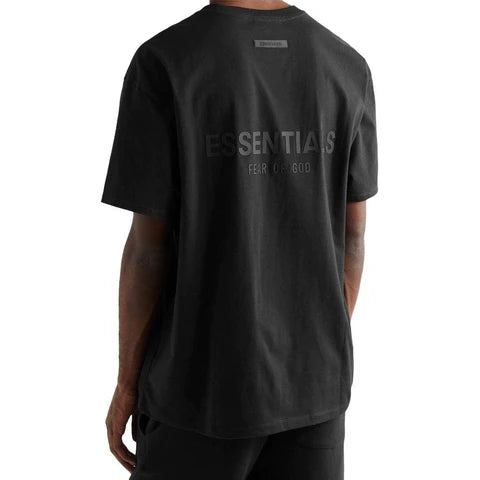 ESSESNTIALS Fear of God Essentials BLACK T-Shirt