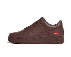 Supreme x Air Force 1 Low 'Box Logo - Brown '  CU9225-200'