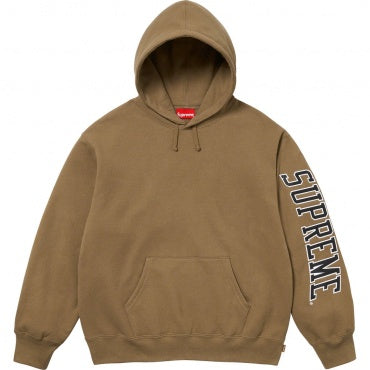 SUPREME SLEEVE ARC HOODED SWEATSHIRT 'DARK KHAKI'