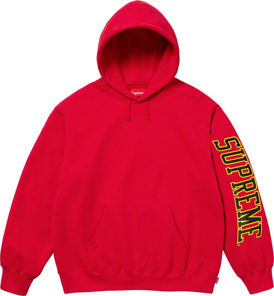 SUPREME SLEEVE ARC HOODED SWEATSHIRT 'RED'