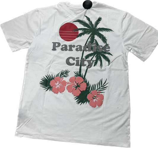 PARADISE CITY TEE WHITE