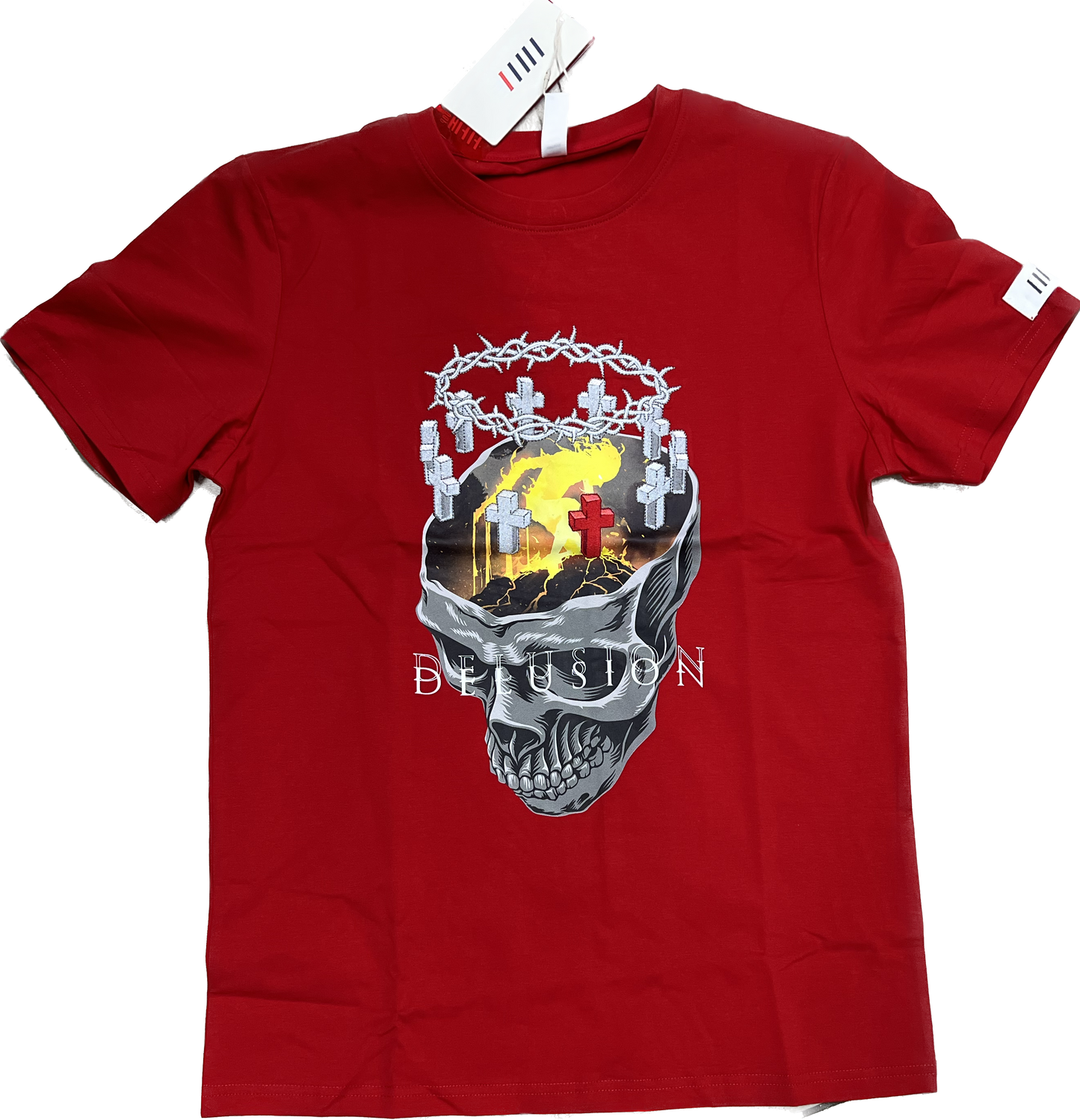 FIFTH LOOP DELUSION T-SHIRT RED FLT314