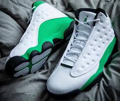 Air Jordan 13 Retro White Lucky Green