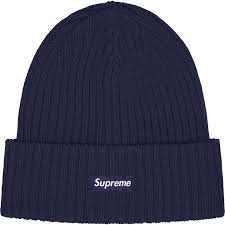 SUPREME OVERDYED BEANIE NAVY