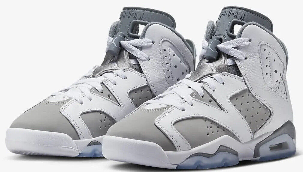 Jordan 6 Retro Cool Grey (GS) GS'384665-100'