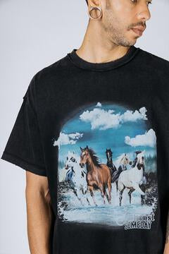 ALMOST SOMEDAY Free Spirit Tee (vintage black)