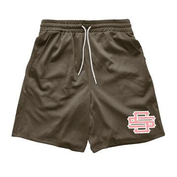 SS Brown Mesh Shorts (Ss-Brown-Mesh-Shorts) BROWN