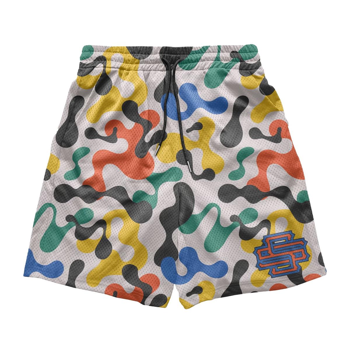 WATER COLOR CAMO SHORT (SS-23-1) CAMO