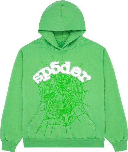 SP5DER WEB HOODIE "SLIME GREEN"