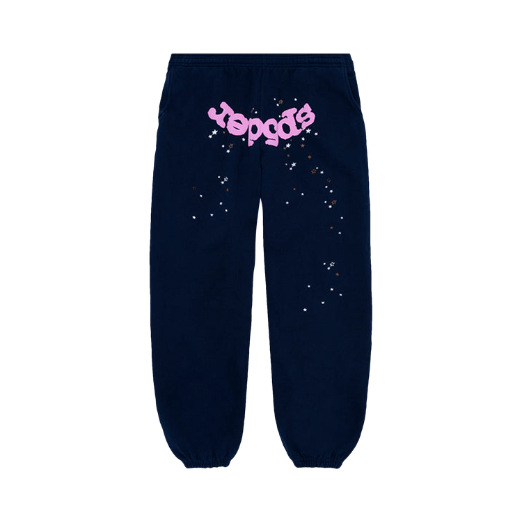 SP5DER WEB  ATLANTA SWEATPANTS 'NAVY