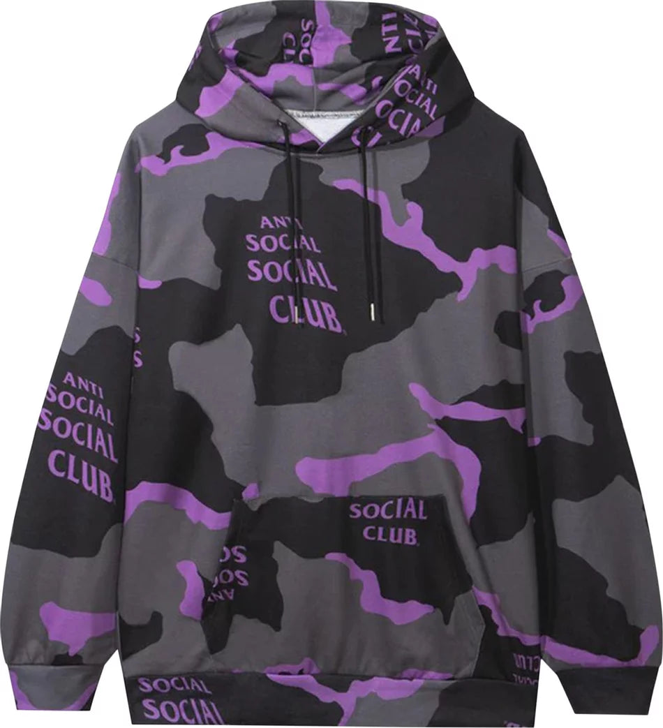 Anti Social Social Club Cotton Candy Hoodie Black Camo