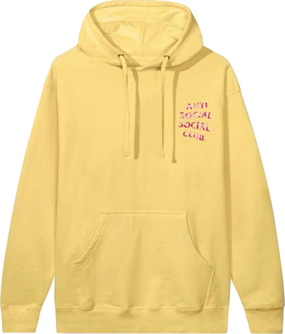 Anti Social Social Club Plain Sight Hoodie Yellow