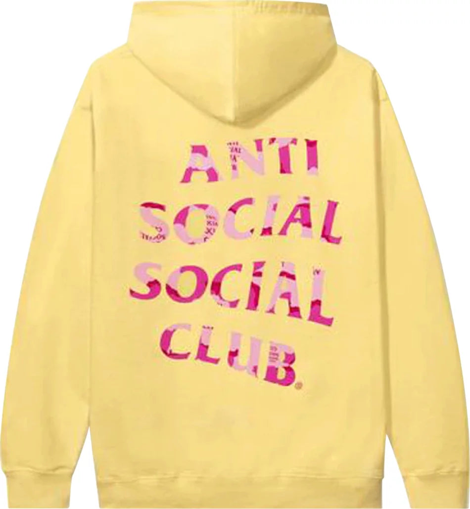 Anti Social Social Club Plain Sight Hoodie Yellow