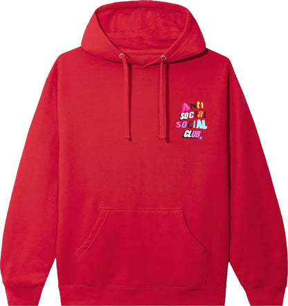 Anti Social Social Club The Real Me Hoodie Red