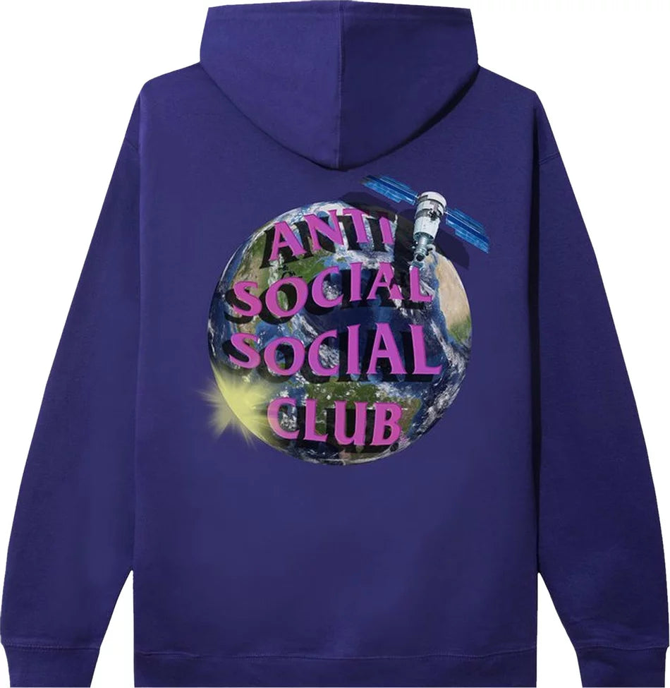 Anti Social Social Club Worldwide Hoodie Purple