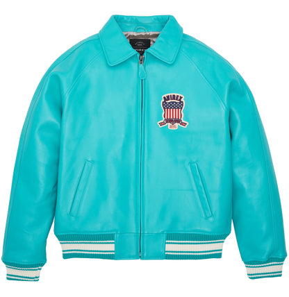 AVIREX ICON JACKET  TURQUOISE