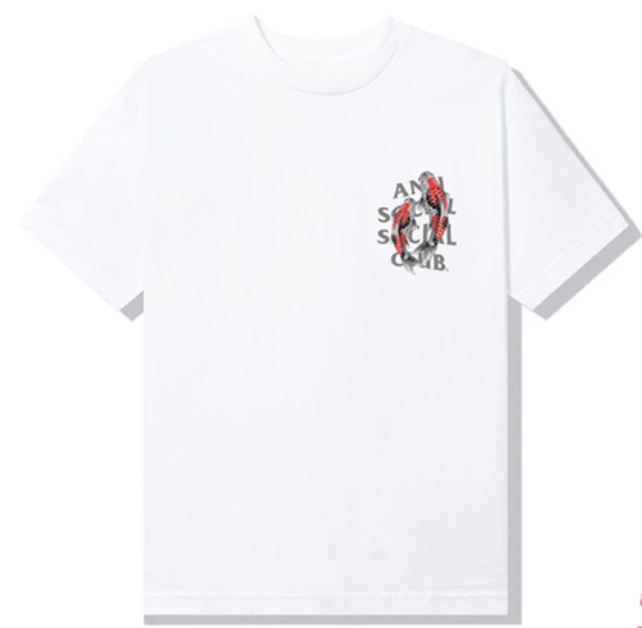 Koi Garden White Tee (Premium 6.5oz) (3M REFLECTIVE)