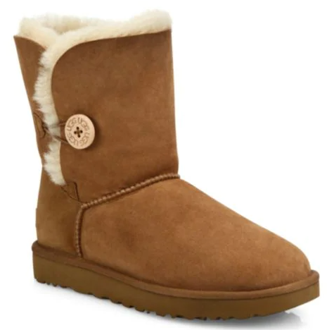 UGG-BAILEY BUTTON II BOOTS-CHESTNUT