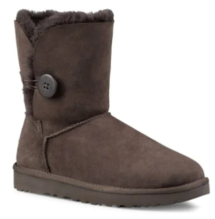 UGG-BAILEY BUTTON II BOOTS-CHOCOLATE