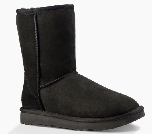 UGG- CLASSIC SHORT II BOOT-BLACK