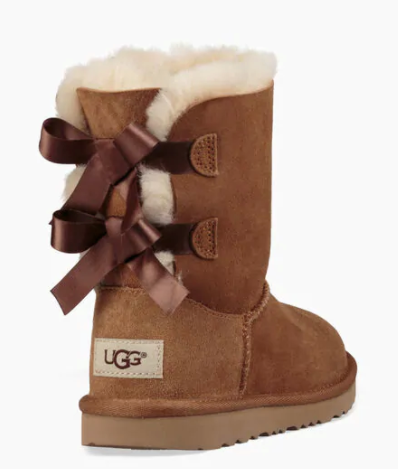 UGG-BAILEY BOW II KIDS-CHESTNUT