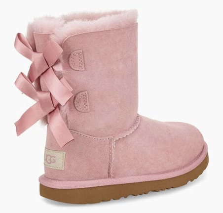 UGG-BAILEY BOW II KIDS-PINK CRYSTAL