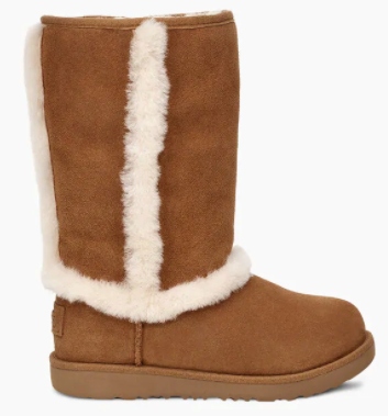 UGG-HADLEY II WATER PROOF TALL BOOT KIDS-CHESTNUT