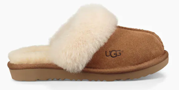 UGG-COZY II SLIPPER KIDS-CHESTNUT