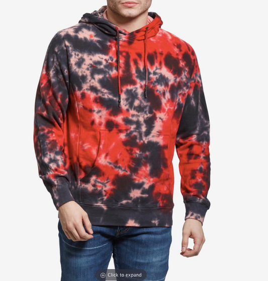 TIE DYE HOODIES (LAVA)-JORDAN CRAIG