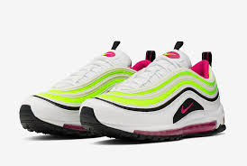 Nike Air Max 97 White Black Volt Rush Pink CI9871-100