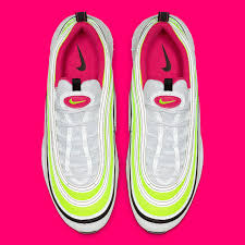 Nike Air Max 97 White Black Volt Rush Pink CI9871-100