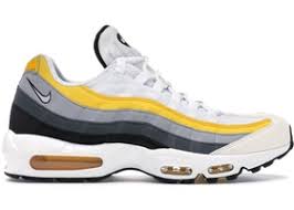 Nike Air Max 95 White Amarillo Dark Grey CD7495-100