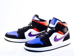 Jordan 1 Mid Lakers Top3 852542-005