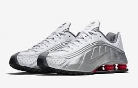 Nike Shox R4 Metallic Silver Comet Red BV1111-100