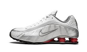 Nike Shox R4 Metallic Silver Comet Red BV1111-100