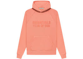 FEAR OF GOD ESSENTIALS HOODIE 'CORAL'