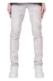 PURPLE JEANS P001-CSRF222 CREAM SPRAYED REFLECTIVE PAINT