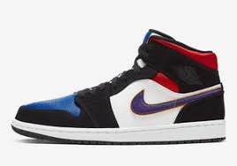 Jordan 1 Mid Lakers Top3 852542-005