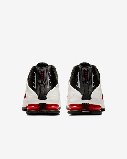 Nike Shox R4 Platinum Tint University Red Black 104265-050